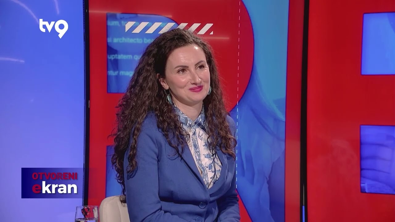 Dragica Burazin u emisiji Otvoreni ekran na TV Kanalu 9